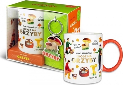 Изображение Zestaw kubek + brelok Grzyby