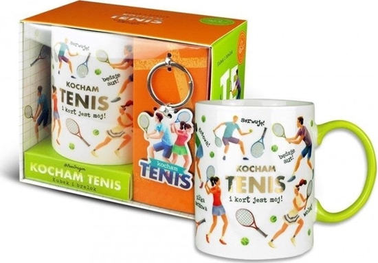 Picture of Zestaw kubek + brelok Kocham tenis