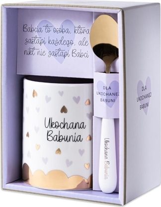 Picture of Zestaw Kubek+yka dla Babci - Ukochana Babunia
