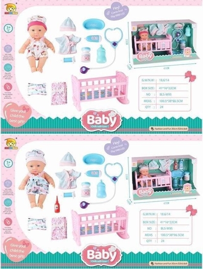 Изображение Zestaw Lalka BLS-W95 mix