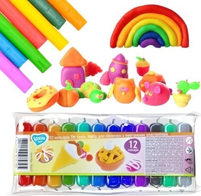 Picture of Zestaw lekkiej ciastoliny 12 kolorów 70137