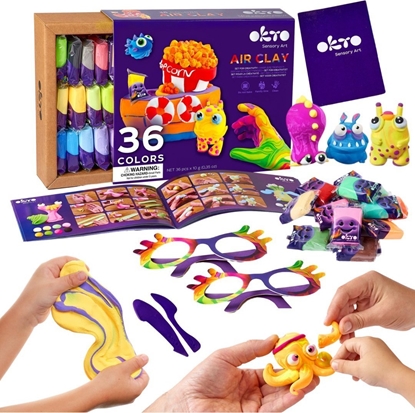 Picture of Zestaw lekkiej ciastoliny 36 kolorów 70149