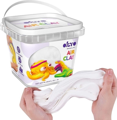 Picture of Zestaw lekkiej powietrznej ciastoliny bialy 910ml