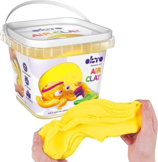 Picture of Zestaw lekkiej powietrznej ciastoliny zólty 910ml