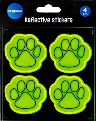 Attēls no Zestaw naklejek odblaskowych apka 4szt