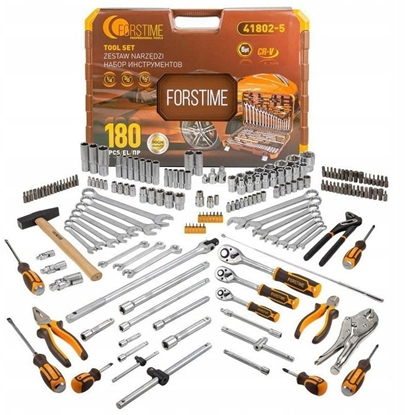 Изображение Zestaw narzdzi 1/4", 3/8" i 1/2" 180el. (6-ktnych) (4-32mm)