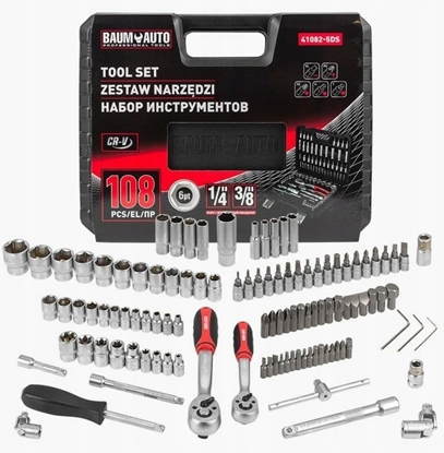 Изображение Zestaw narzdzi 108el. 1/4" & 3/8" (4-22mm)