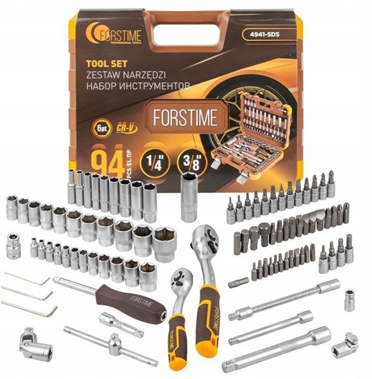 Изображение Zestaw narzdzi 94el. 1/4" & 3/8" (4-22mm)