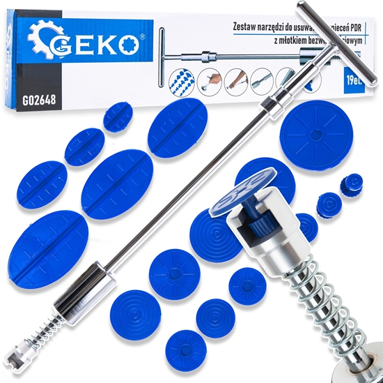 Picture of Zestaw narzdzi do usuwania wgniece PDR z motkiem bezwadnociowym 19el. (15)