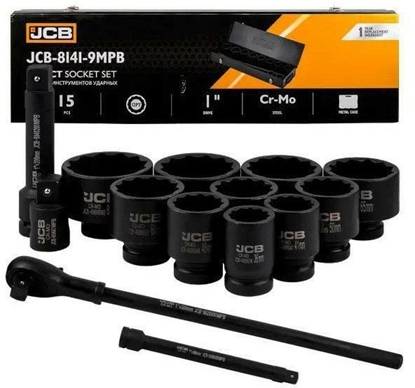 Picture of Zestaw narzdzi udarowych 15el. 1" (12-ktnych)