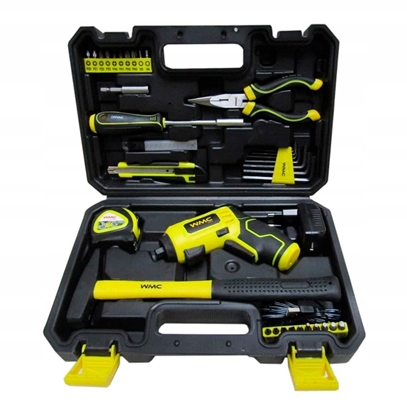 Picture of Zestaw narzdzi z wkrtakiem akumulatorym 47el. w walizce