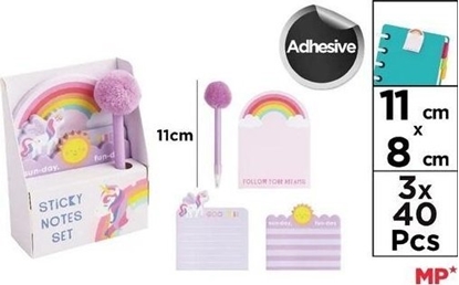 Изображение Zestaw notes z oówkiem Unicorn