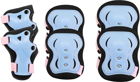 Изображение Zestaw ochraniaczy dziecicych (na kolana, nadgarstki i okcie) Spokey SHIELD