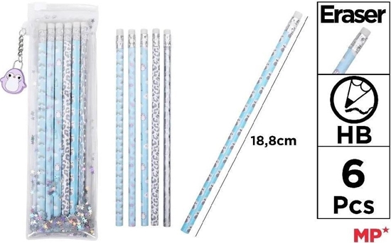 Picture of Zestaw oówków z gumk w etiu Frosty