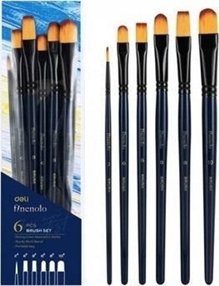 Изображение Zestaw pdzli Finenolo twardy nylon 6szt DELI