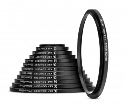 Attēls no Zestaw piercieni redukcyjnych do filtrów K&F Concept 11w1