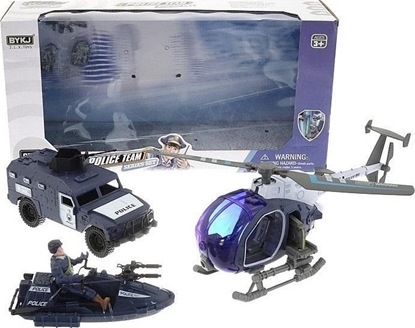 Picture of Zestaw pojazdów policyjnych z figurk