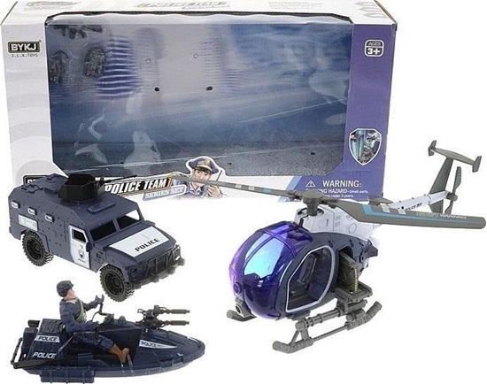 Picture of Zestaw pojazdów policyjnych z figurk