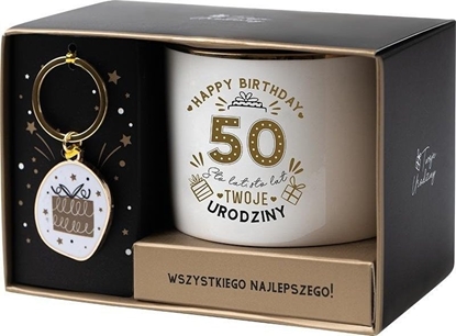Attēls no Zestaw prezentowy na 50 urodziny biao-zoty