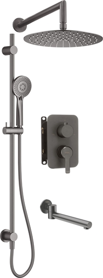 Изображение Zestaw prysznicowy Deante Zestaw prysznicowy podtynkowy z BOXem mieszaczowym