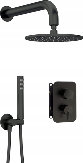 Изображение Zestaw prysznicowy Deante Zestaw prysznicowy podtynkowy z BOXem mieszaczowym - z gowic prysznicow