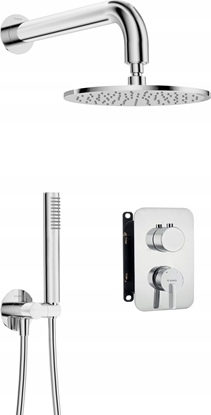 Изображение Zestaw prysznicowy Deante Zestaw prysznicowy podtynkowy z BOXem mieszaczowym - z gowic prysznicow