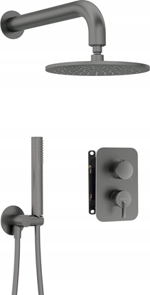 Изображение Zestaw prysznicowy Deante Zestaw prysznicowy podtynkowy z BOXem mieszaczowym - z gowic prysznicow