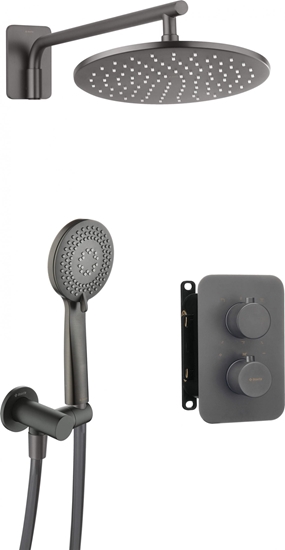 Изображение Zestaw prysznicowy Deante Zestaw prysznicowy podtynkowy z BOXem termostatycznym