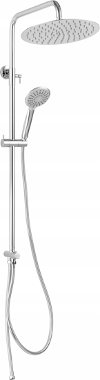 Picture of Zestaw prysznicowy Ferro NP47 WIZARD PRO ZESTAW NATRYSKOWY Z DESZCZOWNI, CHROM // N.00.WIZARD-PRO-CHROM