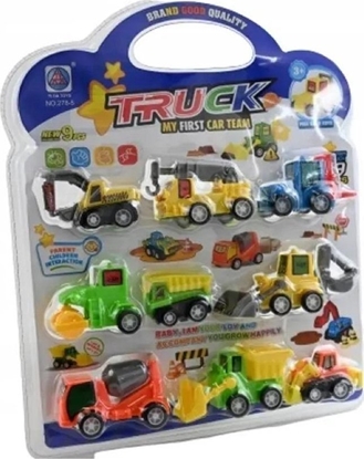 Picture of Zestaw samochodów budowlanych 9szt