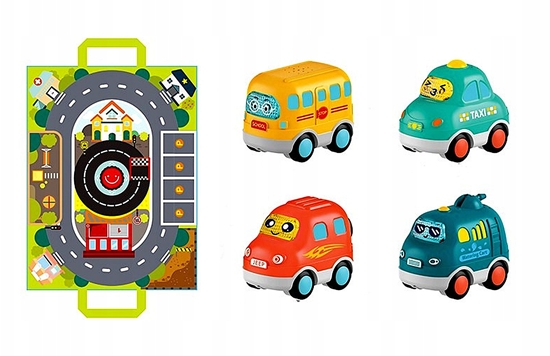 Picture of Zestaw SamochodzikÃ³w 4szt. z Kocykiem