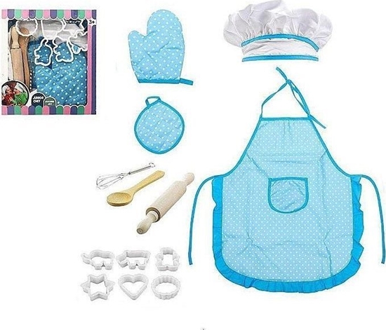 Picture of Zestaw szefa kuchni niebieski