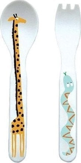 Picture of Zestaw sztuców dla dziecka 2el Sawanna