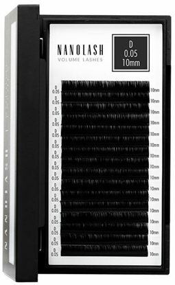 Attēls no Zestaw sztuczne rzsy Nanolash VOLUME LASHES Doczepy 10 mm