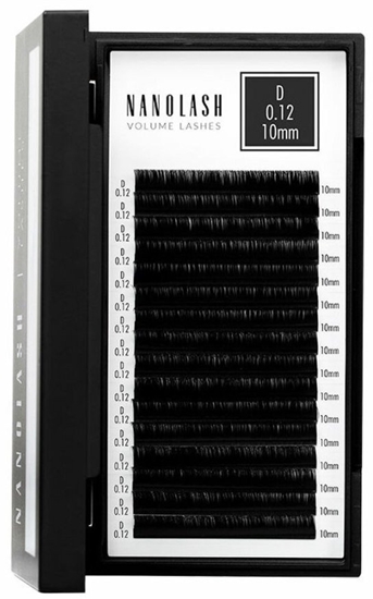 Picture of Zestaw sztuczne rzsy Nanolash VOLUME LASHES Doczepy 10 mm