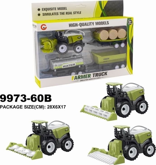 Изображение Zestaw traktor rolniczy 9973-60B