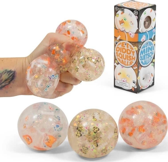 Picture of Zestaw trzech pieczek antystresowych Zwierzta