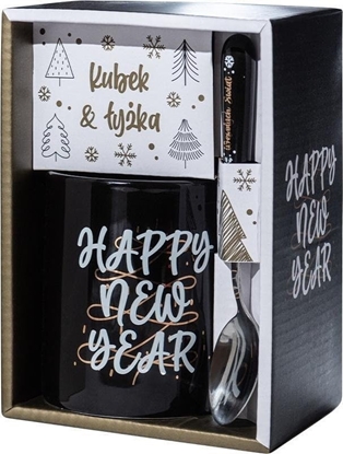 Picture of Zestaw witeczny kubek i yeczka Happy New Year