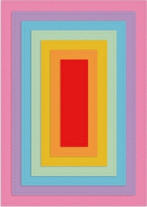 Picture of Zestaw wykrojników - Prostokty 15x10cm 7szt