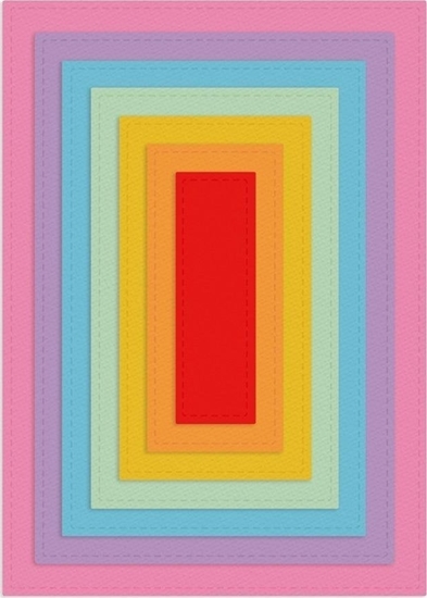 Picture of Zestaw wykrojników - Prostokty 15x10cm 7szt