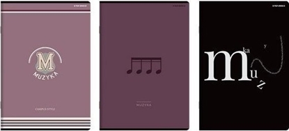 Изображение Zeszyt A4/16K linia Muzyka (10szt) TOP2000