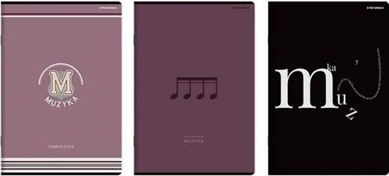 Изображение Zeszyt A4/16K linia Muzyka (10szt) TOP2000