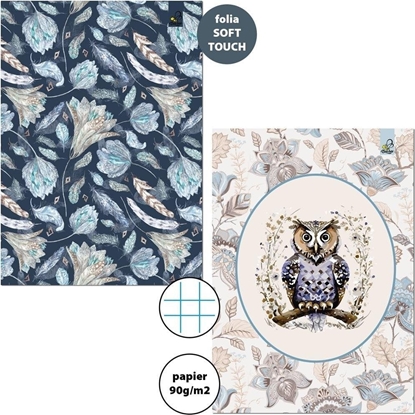 Attēls no Zeszyt A4/32K kratka 90g Boho (5szt)