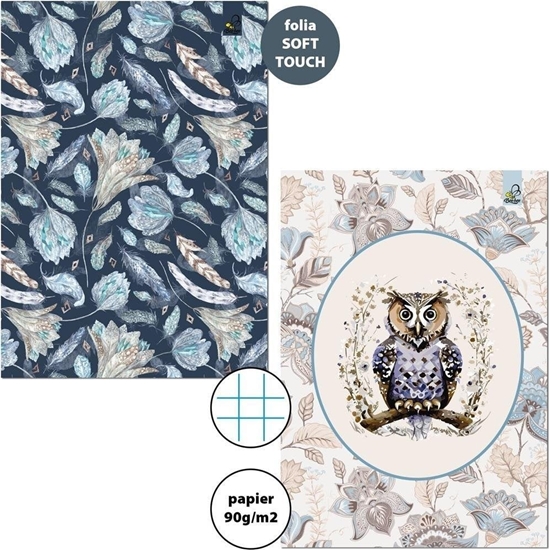 Picture of Zeszyt A4/32K kratka 90g Boho (5szt)