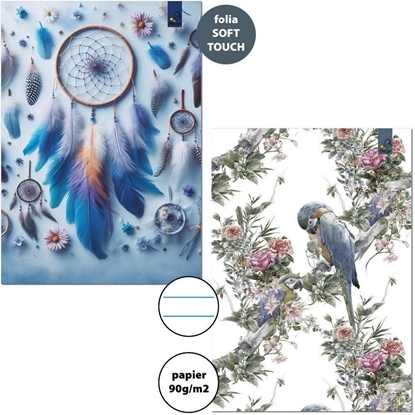 Attēls no Zeszyt A4/32K linia 90g Boho (6szt)