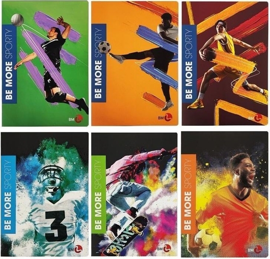 Picture of Zeszyt A4/36K linia Be More Sporty (10szt)