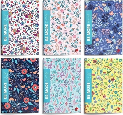 Attēls no Zeszyt A4/48K linia Be More Flor (10szt)
