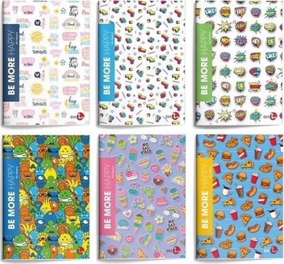 Picture of Zeszyt A4/48K linia Be More Happy (10szt)