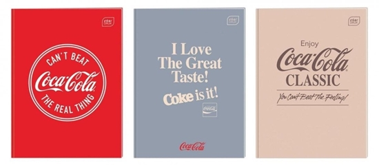 Picture of Zeszyt A4/60K kratka 70g M Hybrid Coca Cola (5szt)