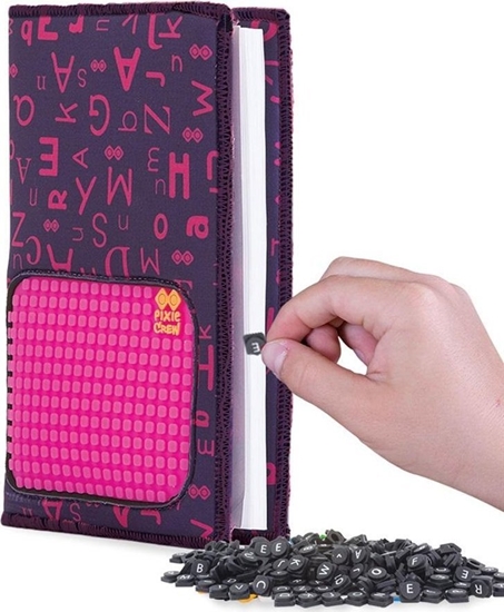 Изображение Zeszyt a5 w linie, pixie crew, alfabet, purpurowy